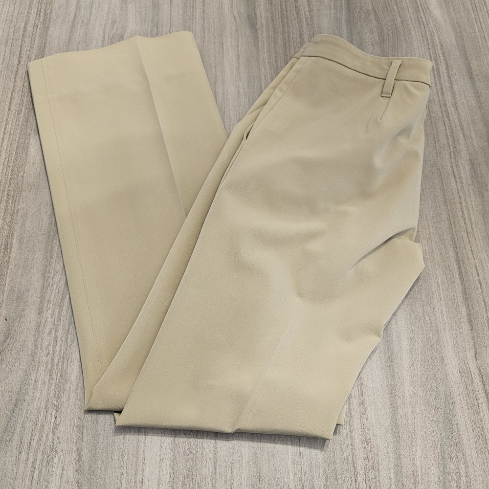 Prada Dress Pants Womens Size 38 Khaki Beige Straight Leg‎ Small Blemish